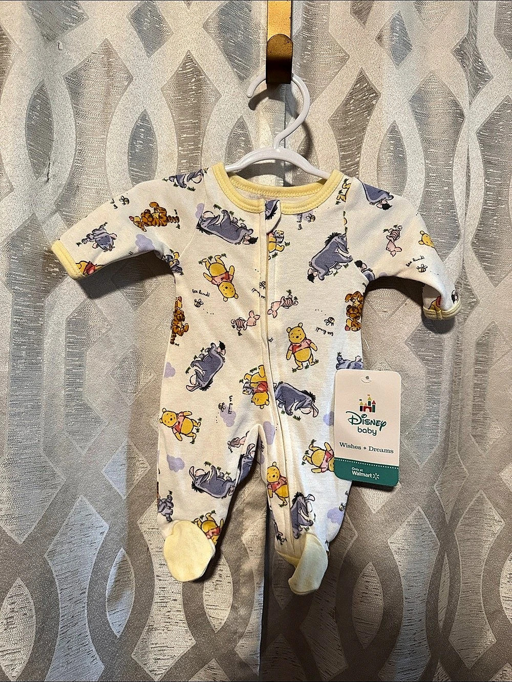 ⭐️NWT Disney Wishes + Dreams Winnie the Pooh Footie Baby Preemie